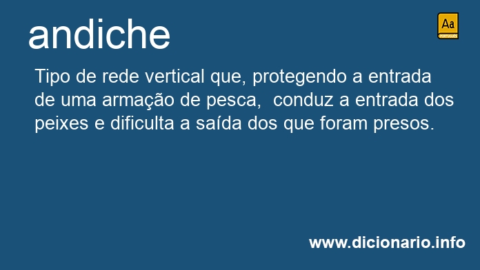 Significado de andiche