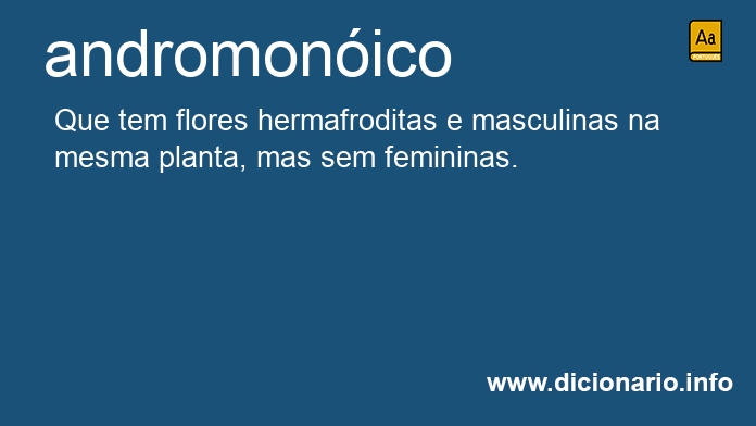 Significado de andromonico