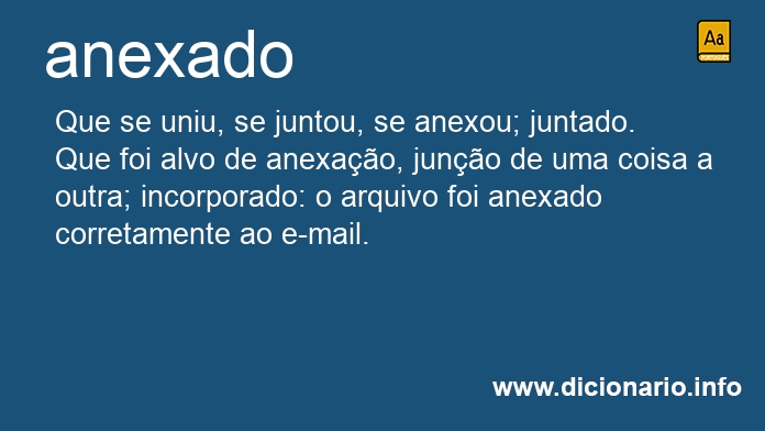 Significado de anexada