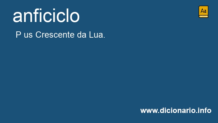 Significado de anficiclo