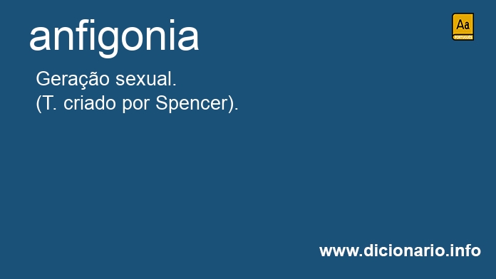 Significado de anfigonia