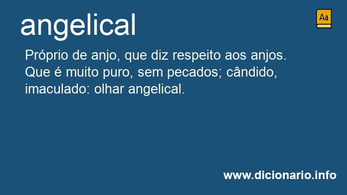 Significado de angelical