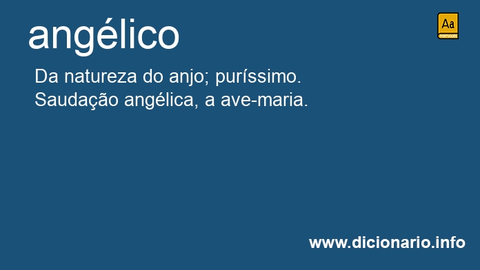 Significado de anglico