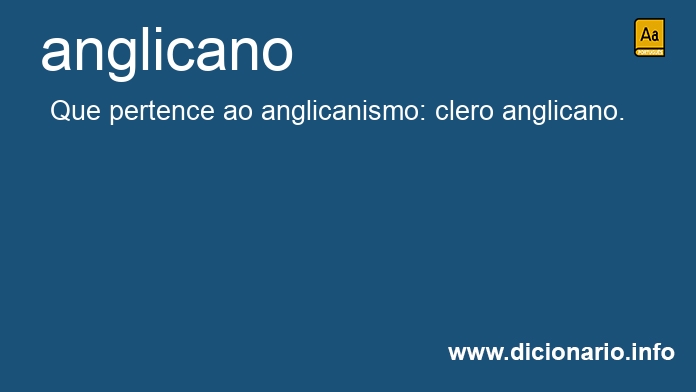 Significado de anglicano