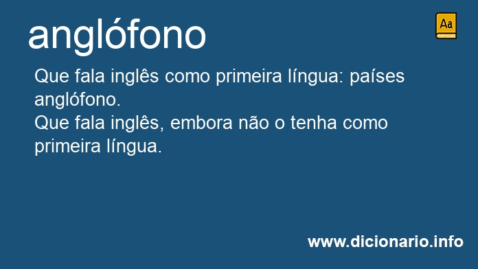 Significado de anglfonos