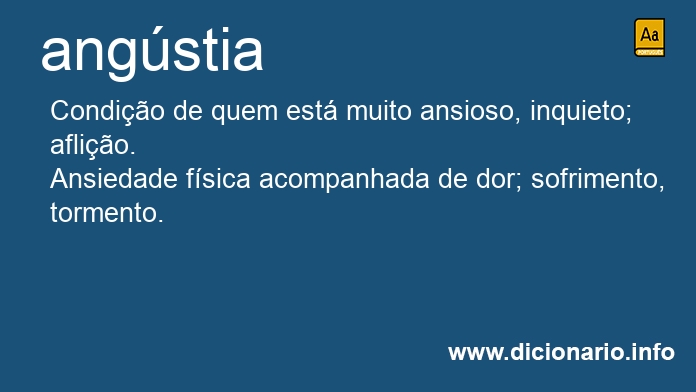 Significado de angstia