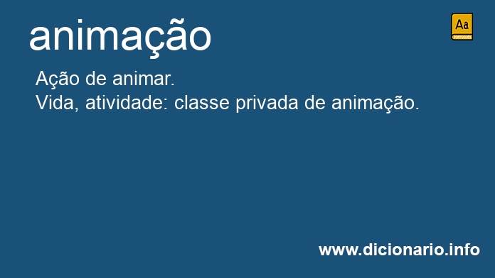 Significado de animao