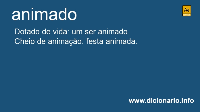 Significado de animada