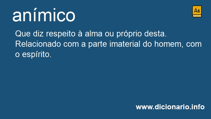 Significado de anmicos