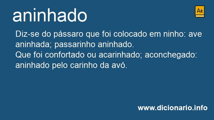 Significado de aninhado