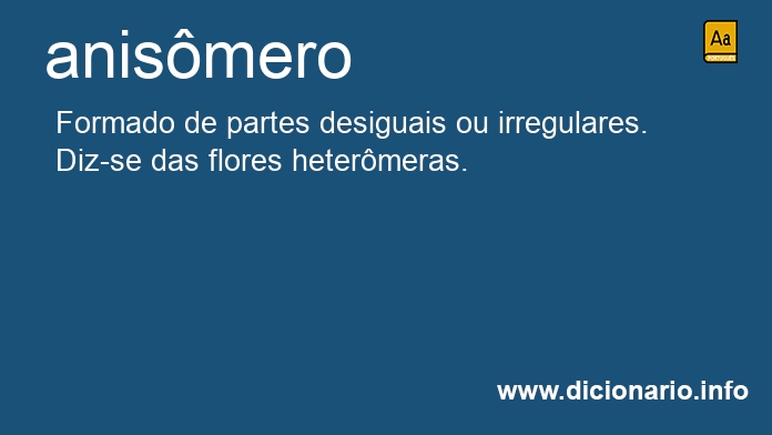 Significado de anismero