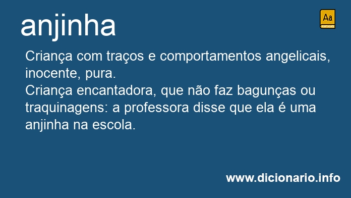 Significado de anjinha