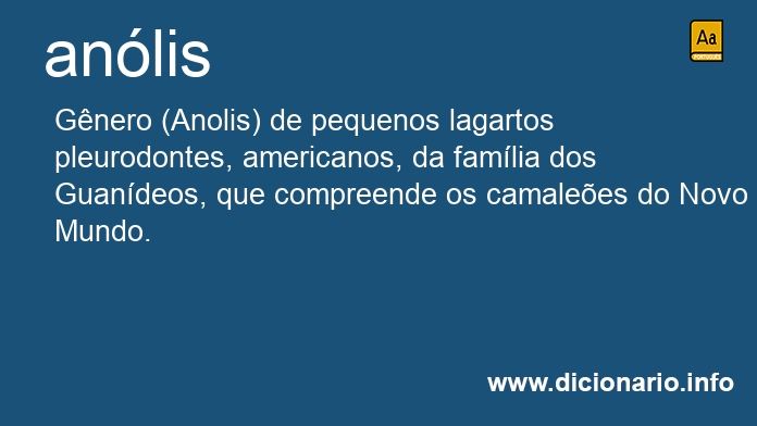 Significado de anlis