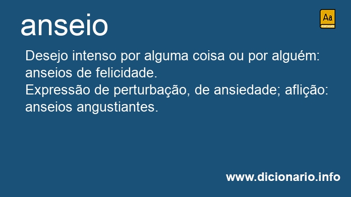 Significado de anseio