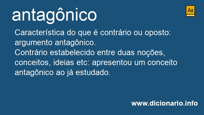 Significado de antagnica