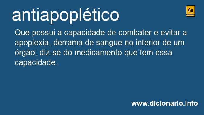 Significado de antiapopltico