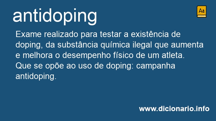 Significado de antidoping