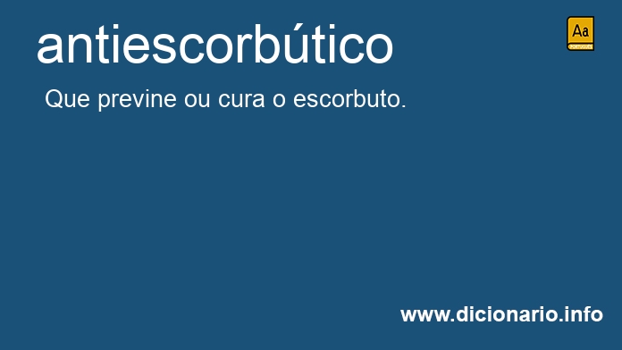Significado de antiescorbtico