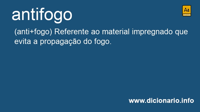 Significado de antifogo