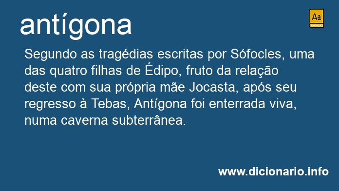 Significado de antgona