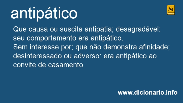 Significado de antiptica