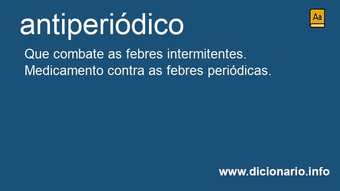 Significado de antiperidico