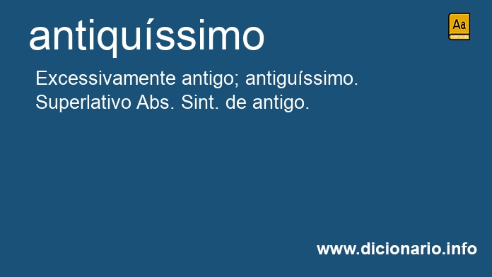 Significado de antiqussima