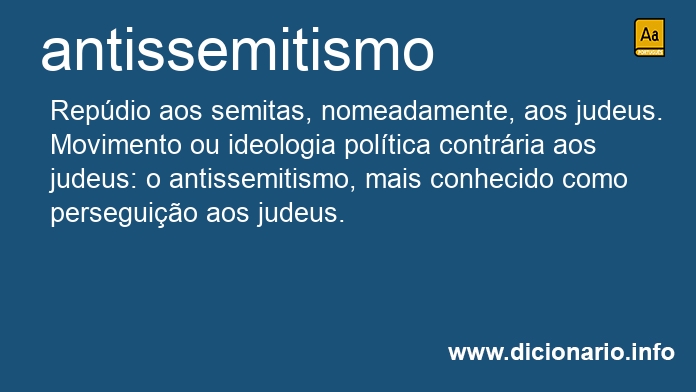 Significado de antissemitismos