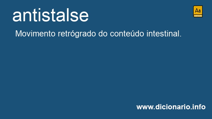 Significado de antistalse