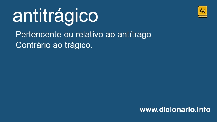 Significado de antitrgico