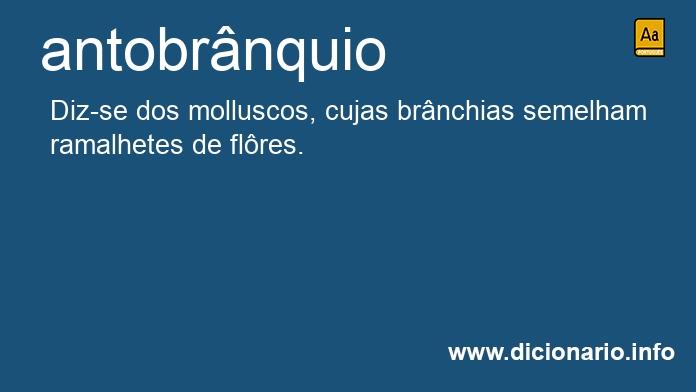Significado de antobrnquio