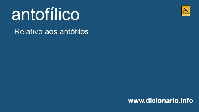 Significado de antoflica