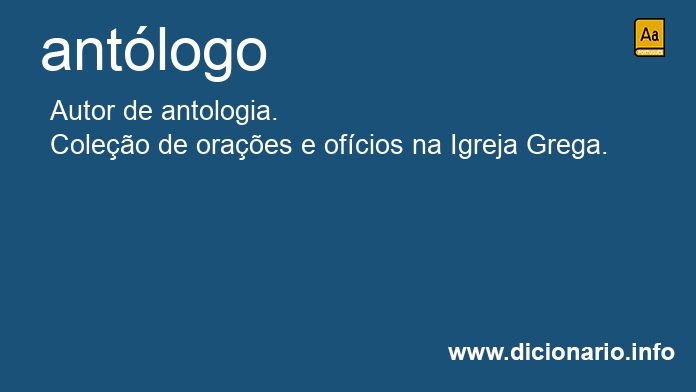 Significado de antloga