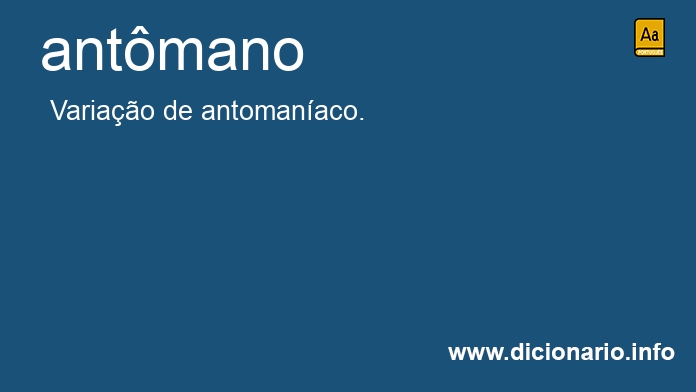 Significado de antmano