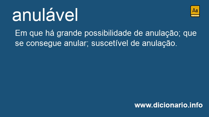 Significado de anulvel