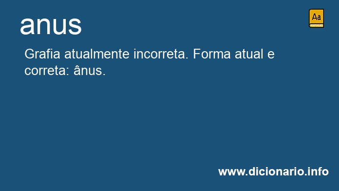 Significado de anus