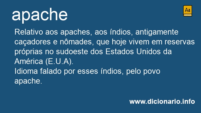 Significado de apache