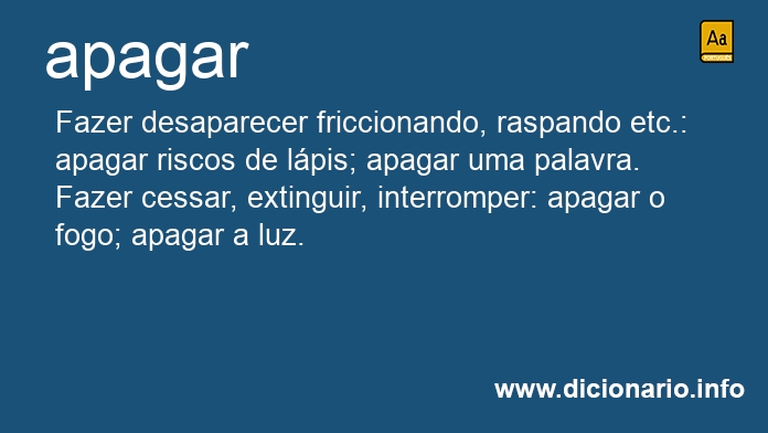 Significado de apagam