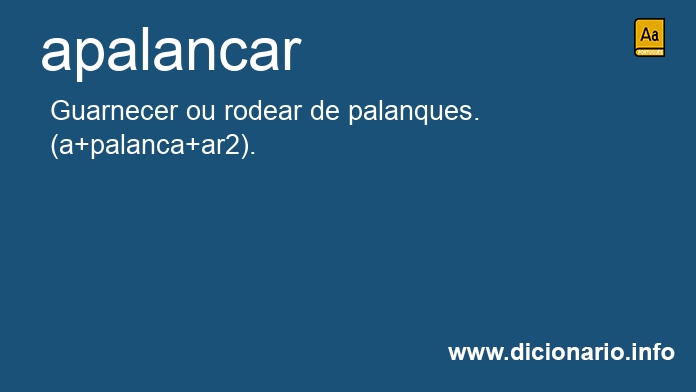 Significado de apalancar