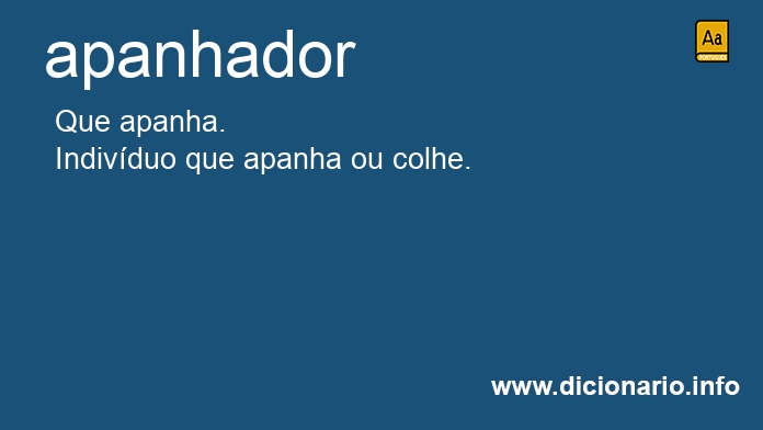 Significado de apanhador