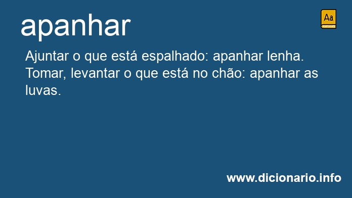 Significado de apanhars