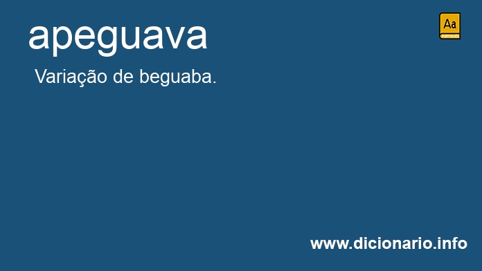 Significado de apeguava
