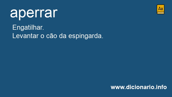 Significado de aperrar