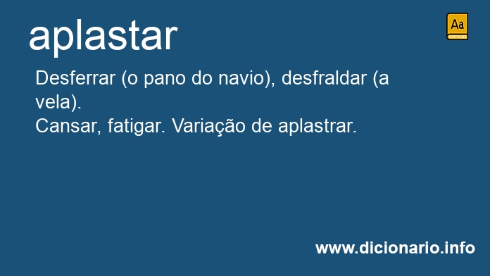 Significado de aplastar
