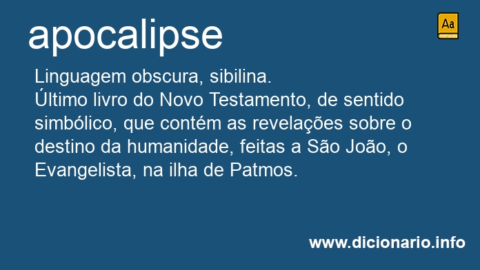 Significado de apocalipse