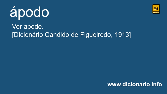 Significado de podos