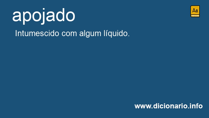 Significado de apojado