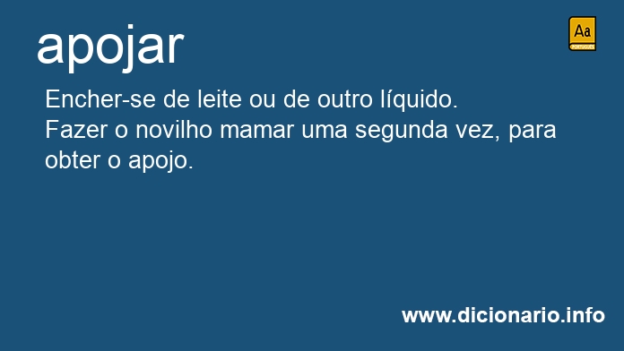 Significado de apojou