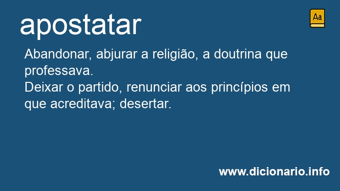 Significado de apostatars