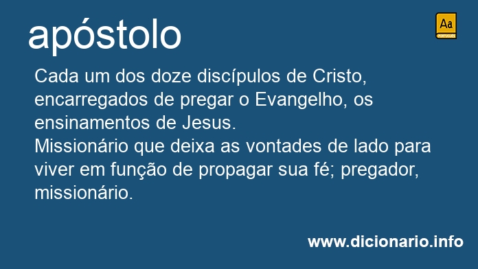 Significado de apstolo